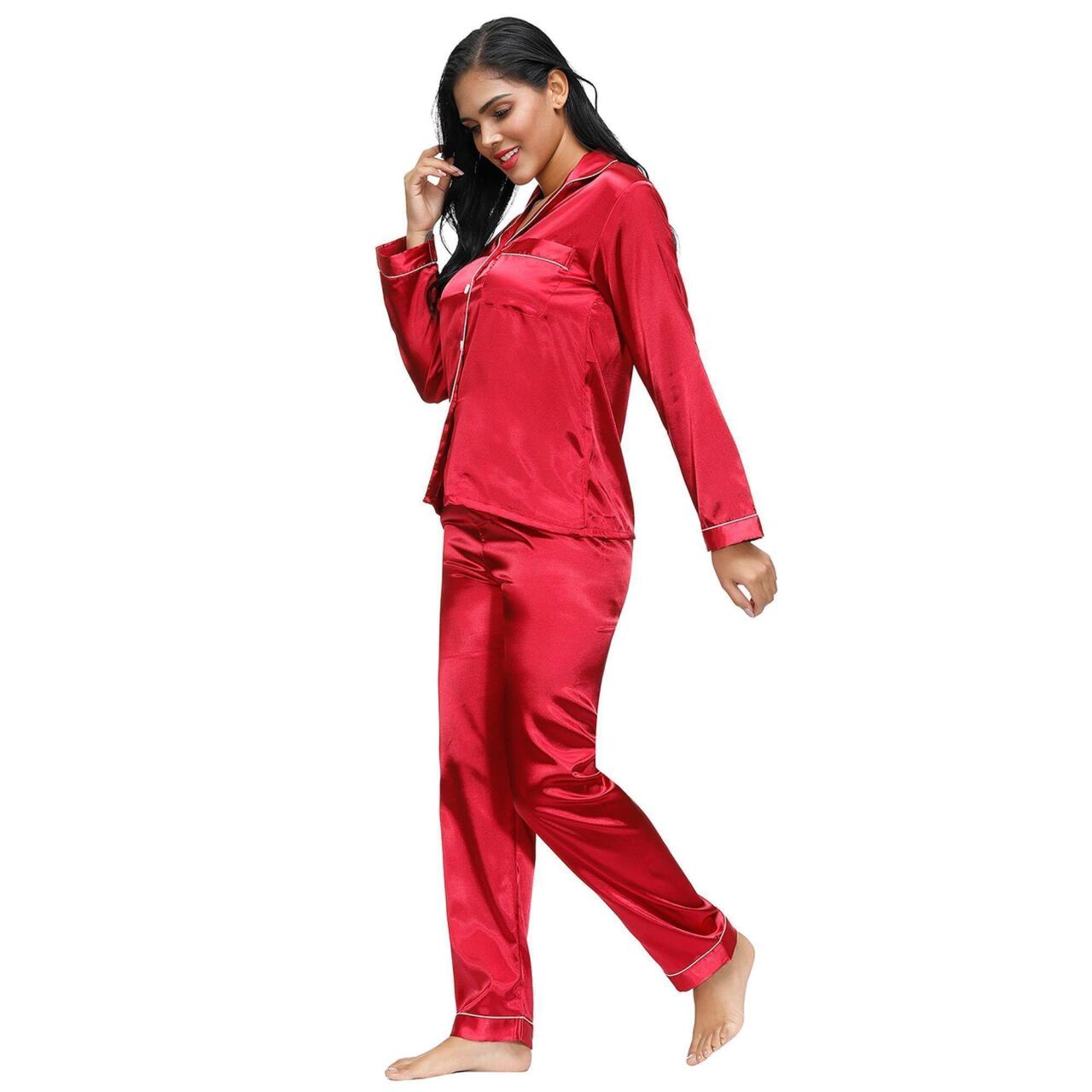 Conjunto de Dos Piezas de Ropa de Dormir de Seda Clásica – Oh Yeah Lover